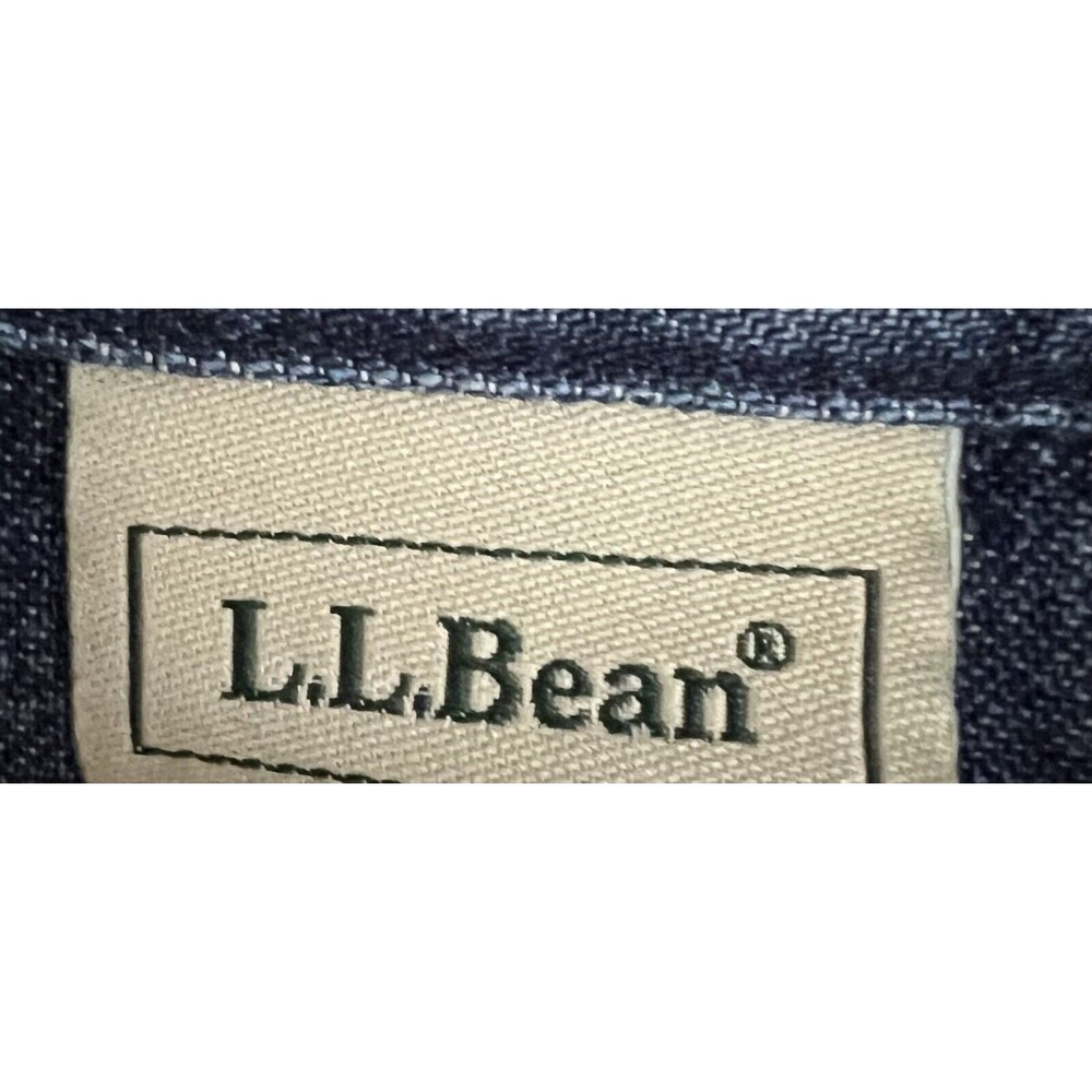 L.L. Bean Blue Denim Midi Dress - Picture 5 of 12